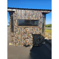 8'×8' Camo Steel Hunting Blind
