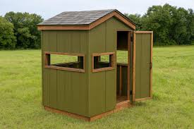 5'×6' Wooden Tower Blind (6-ft Tower)