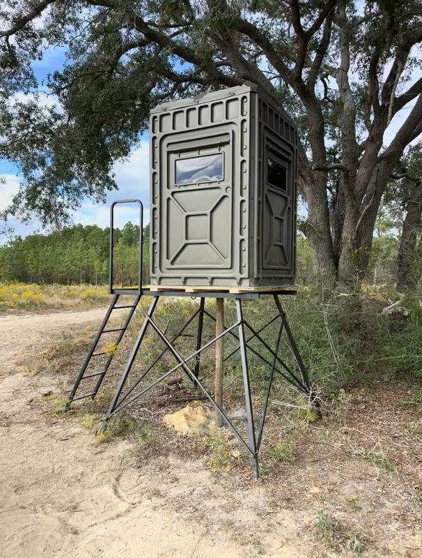 5'×5' Tower Blind Package + 10-ft Tower