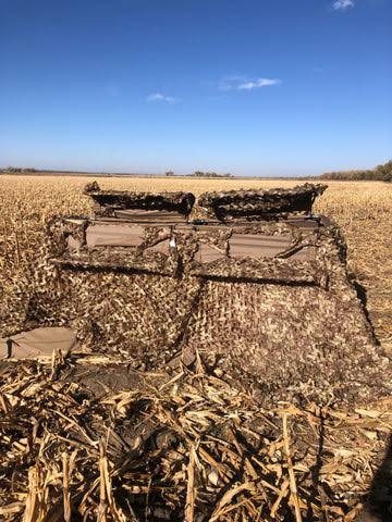 Low-Profile Waterfowl Layout Blind